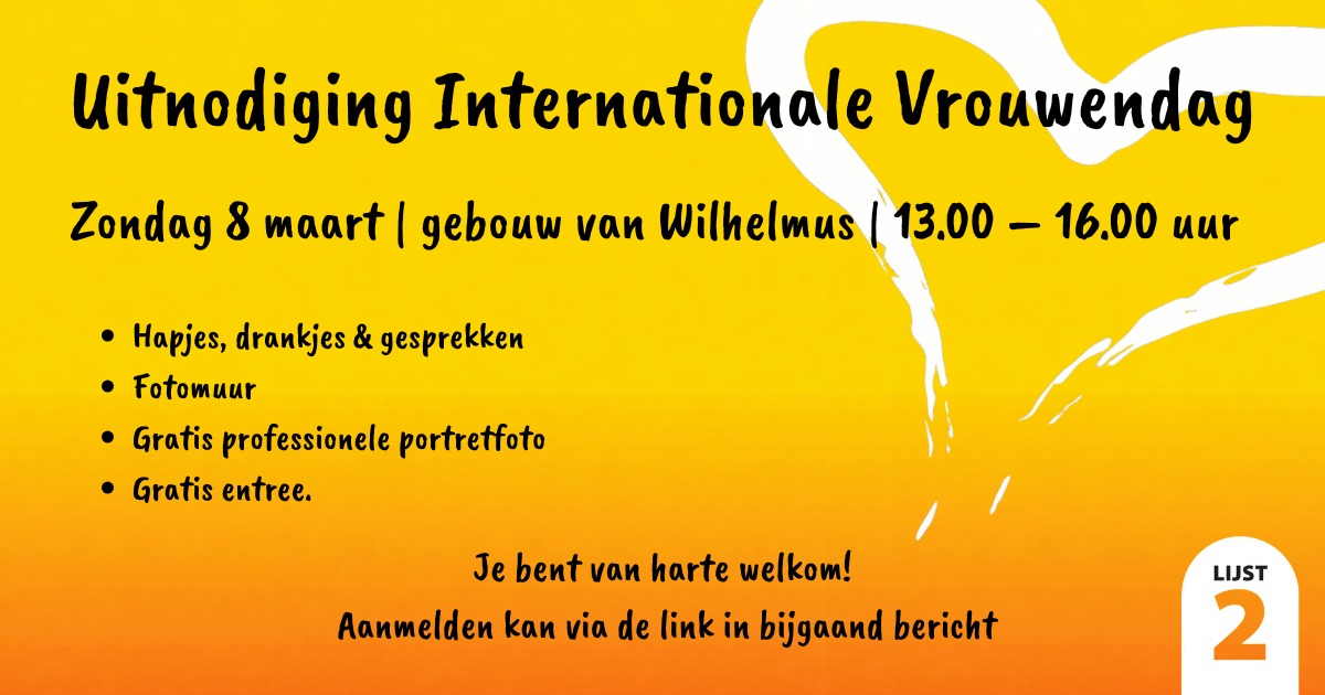 #NietMijnRecht Vrouwendag2026